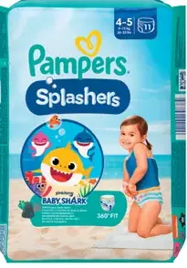 Pampers Splashers detské jednorazové plienky na plávanie