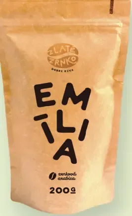 Zlaté Zrnko pražená zrnková káva