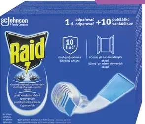 Raid elektrický odparovač komáre