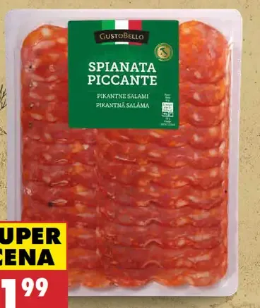 Gusto Bello Saláma Spianata piccante