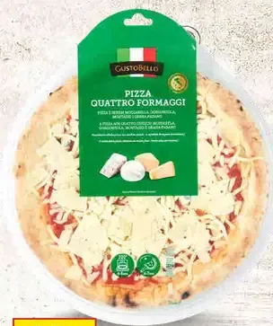Gusto Bello Pizza rôzne druhy