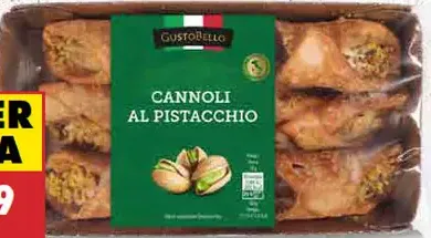 Gusto Bello Cannoli s pistáciovým krémom