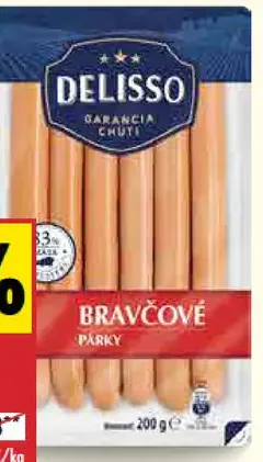 Delisso Bravčové párky