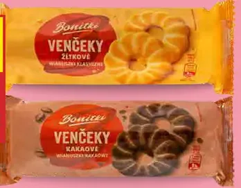 Bonitki Venčeky žltkové/kakaové