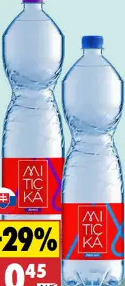 Mitická Minerálna voda jemne perlivá