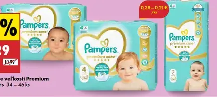 Plienky Premium Care Pampers