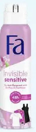 Fa Dezodorant v spreji Invisible/Mystic
