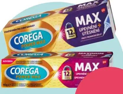 Corega Max Control fixačný krém na zubnú náhradu