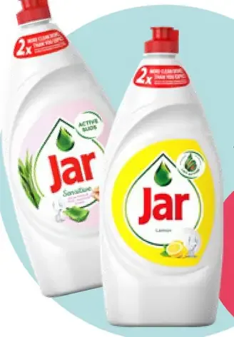 Jar tekutý prostriedok na umývanie riadu vybrané druhy