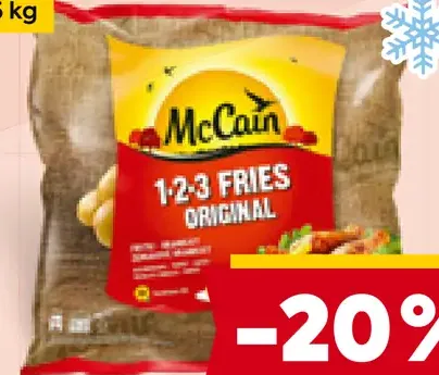 McCain 123 hranolčeky