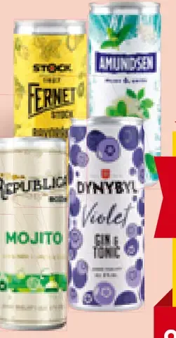 Stock miešaný alkoholický nápoj plechovka