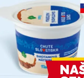 Chute Slovenska Smotanová nátierka natur