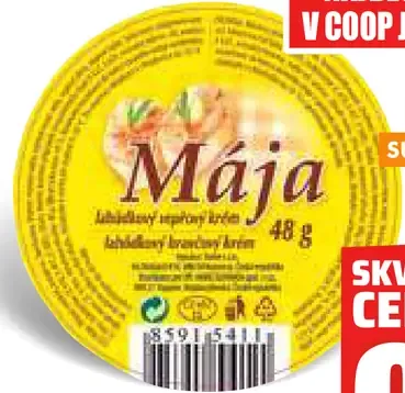 Mája nátierkové maslo