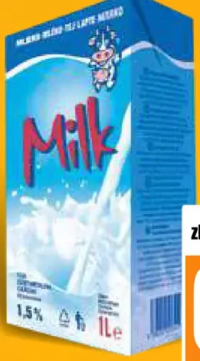 Milk Mlieko polotučné 1,5%