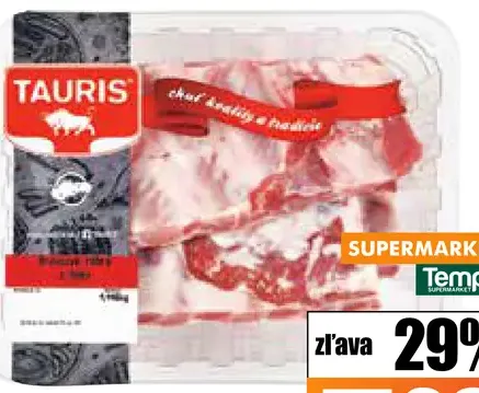 Bravčové rebrá z boku