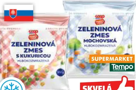 Zeleninová zmes hlbokozmrazená 2 druhy