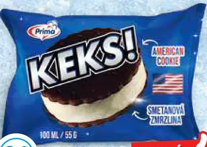 Keks! mrazený krém v sušienke