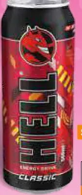 Hell energy drink plechovka