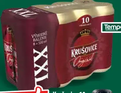Krušovice plechovka