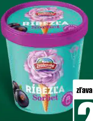 Mrož Ríbezľa Sorbet mrazený krém