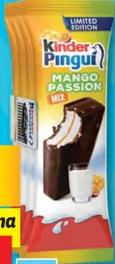 Kinder Pingui s príchuťou manga a marakuje