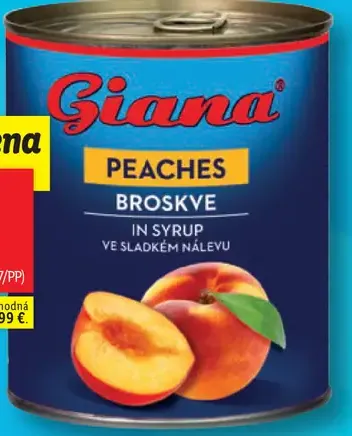 Giana Peches broskyne