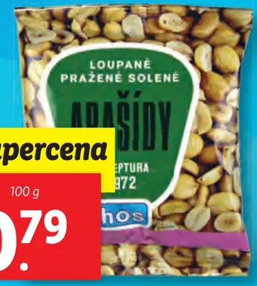 Arašídy pražené solené