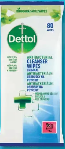 Dettol antibakteriálne obrúsky