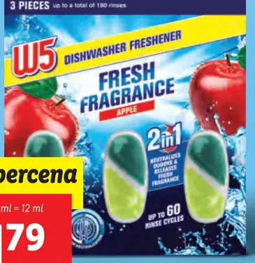 W5 Voňa do umývačky riadu