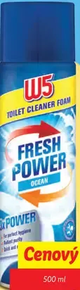 W5 Penový WC čistič