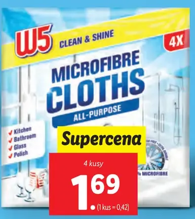 W5 Utierka z mikrovlákna