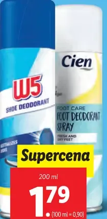Cien Dezodorant na topánky/nohy
