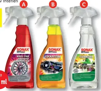 Sonax Sortiment na čistenie auta