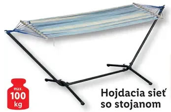 Hojdacia sieť so stojanom