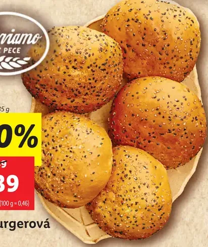 Hamburgerová žemľa