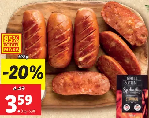 Špekáčiky s goudou