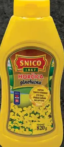 Snico Horčica plnotučná