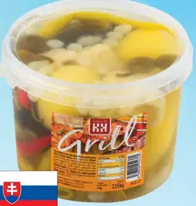 H+H Grill zelenina v mierne pikantnom náleve