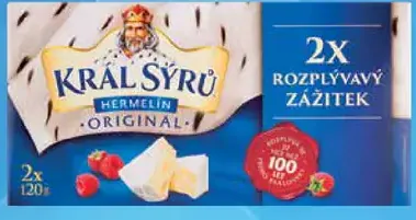 Kráľ syr mäkký zrejúci plátený syr
