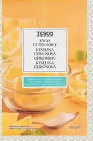 Tesco kyselina citrónová