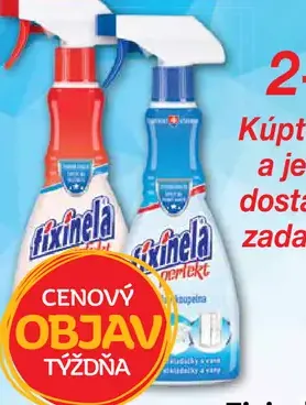 Fixinela čistiace prostriedky rôzne druhy