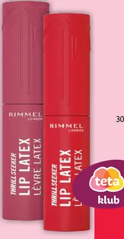 Rimmel Thrillseeker Lip Latex tekutý rúž