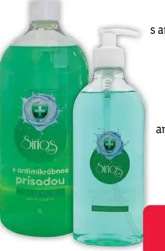 Sirios Herb antibakteriálne tekuté mydlo