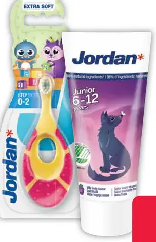 Jordan detská zubná kefka/detská zubná pasta