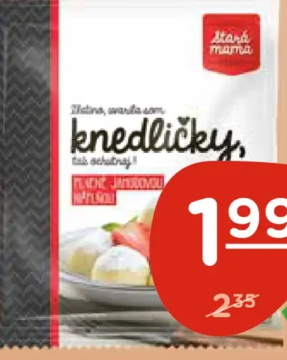 Stará Mama knedličky s jahodovou náplňou