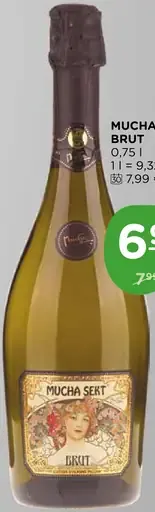Mucha sekt brut