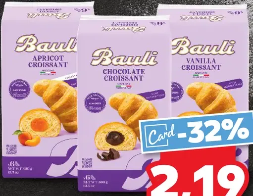 Kváskový croissant rôzne druhy