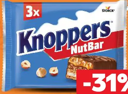 Knoppers NutBar čokoládové tyčinky