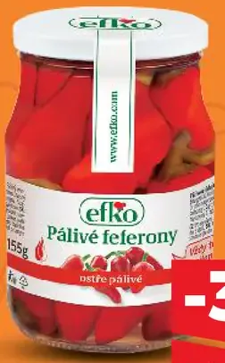 Efko Štipľavé feferóny