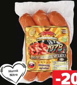 Slovenské Tradičné Hovädzie špekáčky